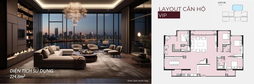 căn hộ vip 224,8m2