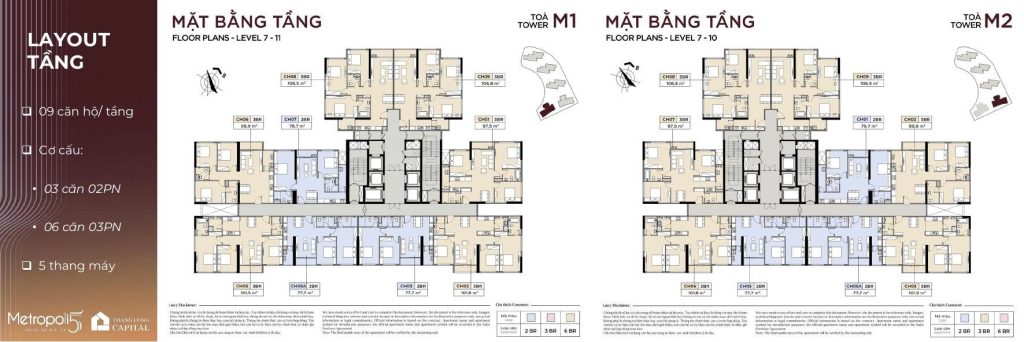 mặt bằng tầng 7-10